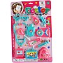 Doctor Kit for Kids, 13 Pieces, Pink and Turquoise Colors, Includes Stethoscope, Syringe, Scissors, Ages 3