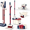 Leeray Kids Cleaning Set for Toddlers, 12 Pcs House Keeping Toddler Toys with Real Vacuum Cleaner, Broom, Dustpan, Brush Bucket Mop, Educational Montessori Pretend Playset for Boys, Girls Ages 3+
