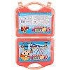 Generic Carpenter tool box toy, 13 pieces - orange