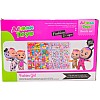 DIY Plastic Medium Beads Jewelry Toy Set - Multicolor