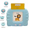 Arabic & English Pronunciation Early Educational Flash Cards For Kids (Blue)