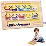 Magnetic Game Labyrinth, Magnetic Educational Game for Digital Colours, Suitable Games from 3 Years, Labyrinth, Labyrinth Game for Learning to Classify and Sort