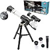 Astronomical Telescope for Kids 20x, 30x, 40x Magnification, Telescope with Eyepiece and Tripod, Perfect for Teaching Tool.