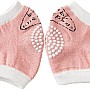 0-18 Months babys Non-slip Baby Kneecap Summer Children's Cotton Knee Pad Baby Crawling Knee Pads Terry Thick Mesh Breathable (Color : Pink)