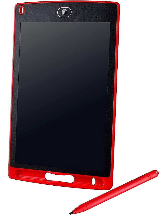 تابلت إلكتروني ستايل ماي هوم بشاشة LCD مقاس 8.5 بوصة بتصميم صغير محمول قابل للمسح مناسب للأطفال للرسم وتعلم الكتابة من هابيبيف®، متعدد الأل