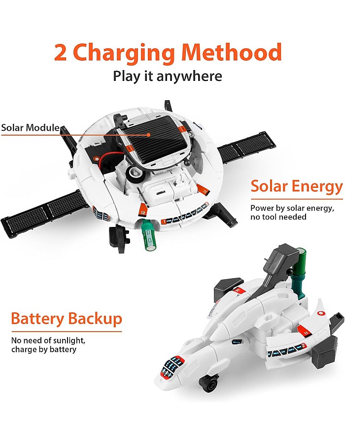 STEM Projects Toys for Kids Age 8-16, Solar Robot Kits Gifts for Teen Boys Girls, Science Kits for Boys Ages 8 9 10 11 12 13 14 15 16, DIY Educational Building Experiments Space Toy
