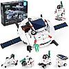 STEM Projects Toys for Kids Age 8-16, Solar Robot Kits Gifts for Teen Boys Girls, Science Kits for Boys Ages 8 9 10 11 12 13 14 15 16, DIY Educational Building Experiments Space Toy