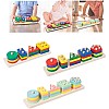 Wooden plug-in game with plug-in blocks, colourful wooden toy, plug-in puzzle, Kids wooden Toys, gift for toddlers, children from 3 years, toy wooden puzzle