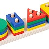 Wooden plug-in game with plug-in blocks, colourful wooden toy, plug-in puzzle, Kids wooden Toys, gift for toddlers, children from 3 years, toy wooden puzzle