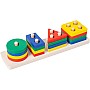 Wooden plug-in game with plug-in blocks, colourful wooden toy, plug-in puzzle, Kids wooden Toys, gift for toddlers, children from 3 years, toy wooden puzzle