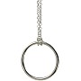 Steel Magic Ring And Chain Cool Magic Trick Props Metal Knot Ring On Chain Game Show. Props Toys Magic Tricks Prank Party Kids Adults. (1)