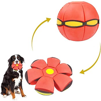 UFO Magic Ball,Portable Glowing Flying Toys Creative Fly Saucer Stomp Magic Balls,Decompression Flying Flat Throw Disc Balls Toy for Childrens Outdoor Sports Kids Gift