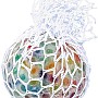 1/2Pcs Rainbow Squeeze Ball - Anti Rubber Stress Squeeze Ball, Lightweight Stretch Ball Squeezing Toys | Soft Easy to Grip Mesh Grape Rainbow Stress Ball, Rainbow Ball for Kids Adults Hand Sports