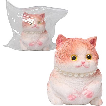 Cat Squishy Squeeze Toys, Taba Squishy Cat, Handmade Large Cute Soft Cat Funny Stress Relief Squishies for Kids Party Favors,Pinch Family Squishy,Fidget Toys Suitable Adults Gifts (1pcs Big cat -D)