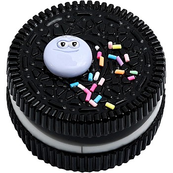Taba Squishy Biscuits Squeeze Toys,Sensory Fidget Toy for Your Best Mellow and Chill,Party Favors,Perfect Desk Accessory for Adults (Black)