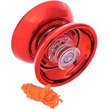 Generic High Speed Spinner Yoyo Toy - Red, Ages 5-8, Metal