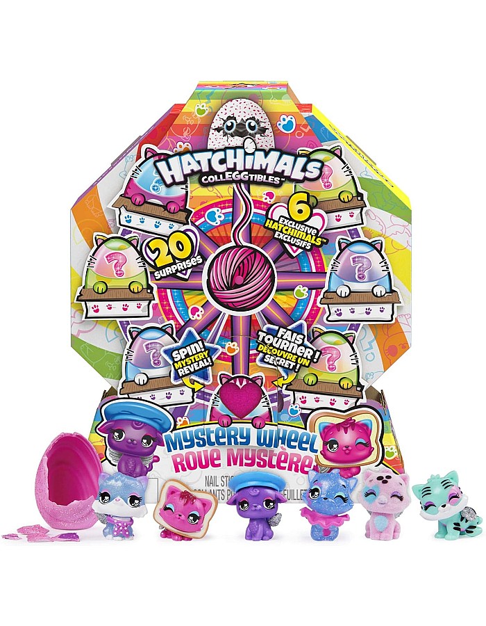 HATCHIMALS CollEGGtibles - Mystery Wheel with 20 Surprises (Style May Vary)