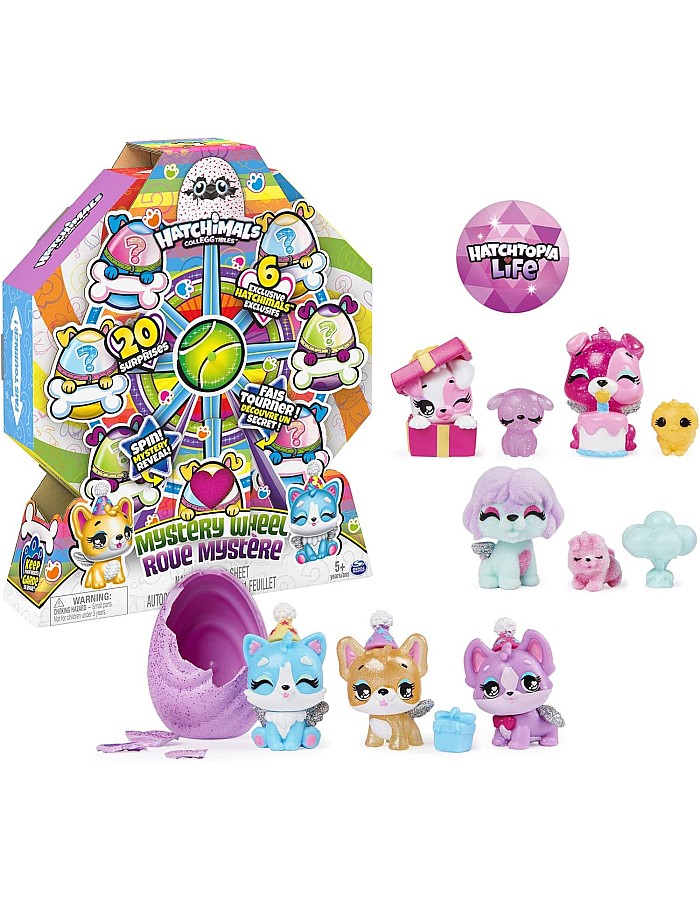 HATCHIMALS CollEGGtibles - Mystery Wheel with 20 Surprises (Style May Vary)