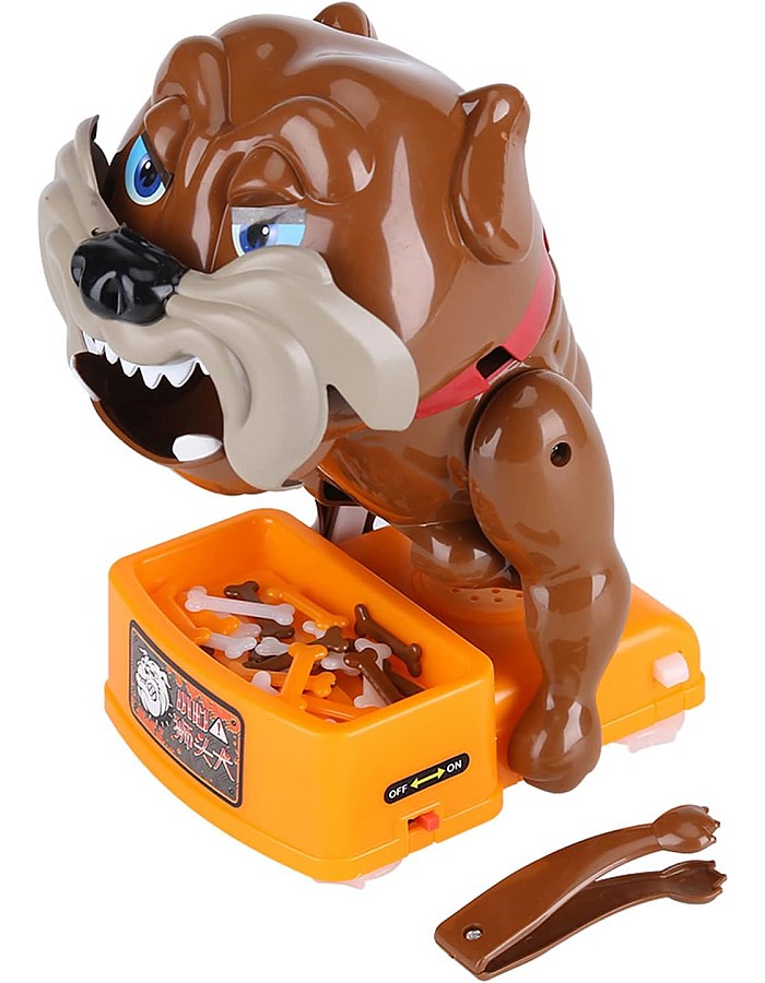 Funny Electronic Pet Dog Toys,Tricky Toy Games,Flake Out Bad Dog Bone Cards,Tricky Toy Games for Parent Child Kid Play Toy