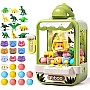 Eohemeral Dinosaur Claw Machine for Kids, Arcade Game with Music, Includes 10 Plush Toys & 12 Dinosaur Accessories, Age 3+