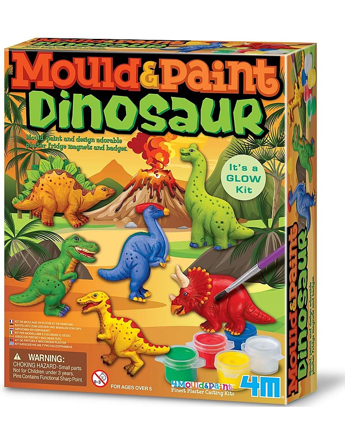 Mould & paint dinosaur