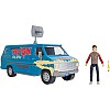 Stranger Things WSQK Van Playset - 8-Inch Vehicle with Lights and Sounds plus 4-Inch Figure with Accessories
