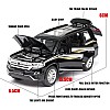 YBSM Diecast Car 1:32 For Toyota For Land-Cruiser SUV Cars Model Alloy Die Cast Sound And Light Pull Back Classic Luxury Vehicle Kids Toys Gift (Color : Black)