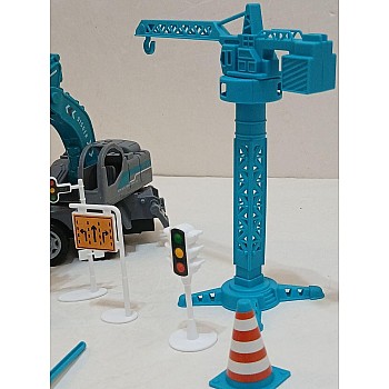 ENNGINEERING VEHICLE TOY SET/BLUE