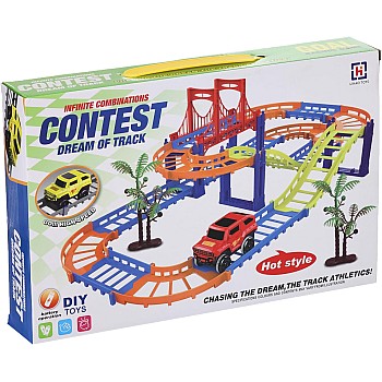 Generic Car track toy infinite combinations contest dream of track for kids