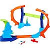 Hot Wheels - JFH36 Acrobatic Stunt Tracks, Spiral Track for Loop and Stunts, Foldable and with Car Included, Speed Snap Track Pieces and Adapters, Toy for Children, 4+ Years Old, JFH36