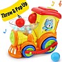 HOLA Baby Toy Railway Train from 1 Year - Electric Music Train with Moving Colour Balls Drives Automatically, Children's Toy Baby Gift Girl Boy from 1 2 Years, Educational Toy from 18 Months