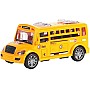 Baby School bus car toy children can open the door bus boy girl inertial fall-resistant car model 2 years old Orange