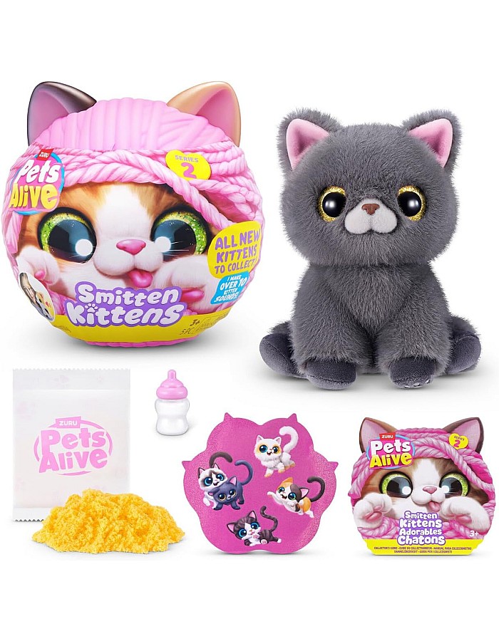 ZURU - Pets Alive - Smitten Kittens Interactive Plush Series 2