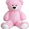 SNOWOLF XXL Giant Teddy Bear with Buttons Eyes 110cm - Large Soft Teddy Bear - Birthday Valentine's Day Christmas Gift (1.1m, Pink)