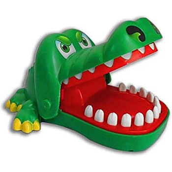 Large Fun Toys Crocodile Dentist Bite Finger Game Funny Novetly Crocodile Toy for Kids Gift