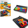 IQ Puzzler Pro, A Cognitive Skill 120 Challenges Building Smart Brain Puzzler, Travel Game for Children and Adults with Brain Teaser for Ages 6-Up (12 Colours)
