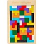 Generic Wooden Brinquedo Intellegence Educational Jigsaw Toys Brain Game Tetris Puzzle Toy for Baby Kids Children
