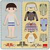 Goula Dress-up Boy Wooden Puzzle