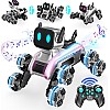 Roboter-Hundespielzeug für Jungen im Alter von 8–12 Jahren, 8WD ferngesteuertes Auto, 2,4 GHz Rc Auto mit Licht und Sound, Spielzeug Geschenke für 6 7 8 9 10 11 12 Jahre alte Jungen