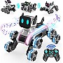 Roboter-Hundespielzeug für Jungen im Alter von 8–12 Jahren, 8WD ferngesteuertes Auto, 2,4 GHz Rc Auto mit Licht und Sound, Spielzeug Geschenke für 6 7 8 9 10 11 12 Jahre alte Jungen