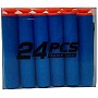 SOFT SHOOTING GUN BULLET 24 PCS blue for Boys