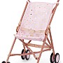 LullaBaby - Golden Star Printed Folding Stroller for 14 Inch Baby Dolls - LBY7617Z