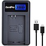 دورابرو شاحن بطارية LCD USB LP-E12 بديل لكاميرا كانون EOS M، EOS M2، EOS M10، EOS M100، EOS 100D، EOS Rebel SL1، EOS Kiss X7
