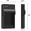 LP-E10 Battery Charger LC-E10 LC-E10C LC-E10E Compatible with Canon EOS Rebel T3, T5, T6, T7, EOS Kiss X50, X70, X80, X90, EOS 1100D, 1200D, 1300D, 1500D, 3000D(Not for T3i T5i T6i T6s T7i)