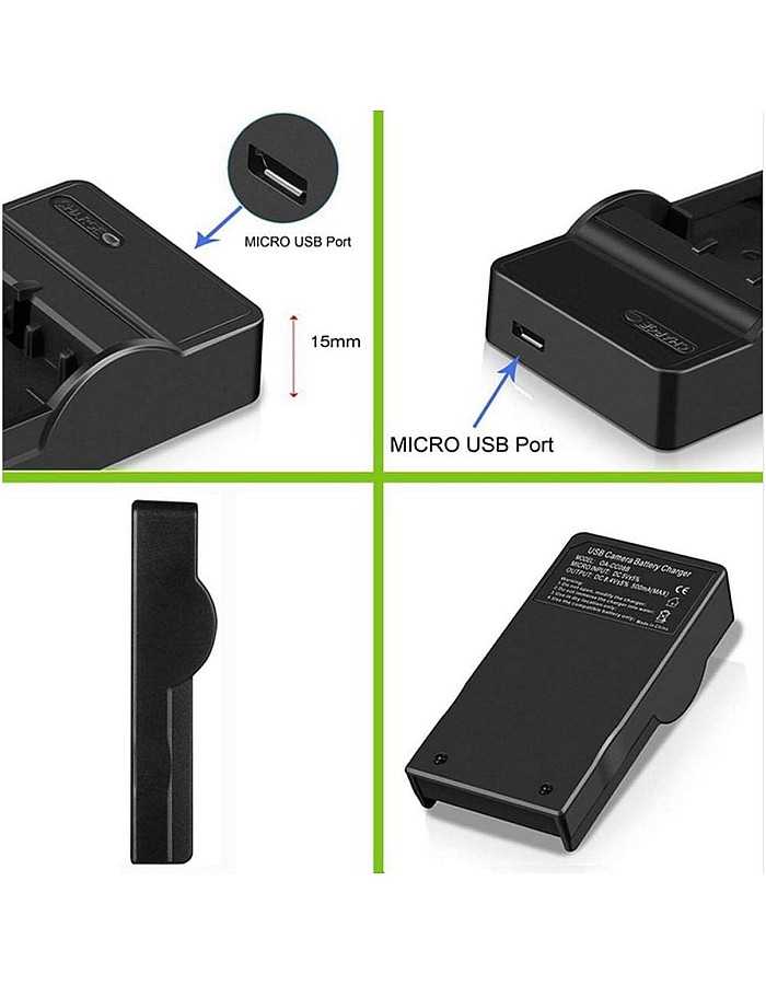 LP-E10 Battery Charger LC-E10 LC-E10C LC-E10E Compatible with Canon EOS Rebel T3, T5, T6, T7, EOS Kiss X50, X70, X80, X90, EOS 1100D, 1200D, 1300D, 1500D, 3000D(Not for T3i T5i T6i T6s T7i)