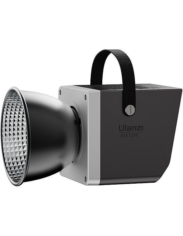 ULANZI LS29 60W Portable LED Video Light with Bowens Mount, Metal Mini Dual Color Temperature COB Continuous Output Lighting Handheld Spotlight 2700K-6500K CRI95+ Studio Lights for Video
