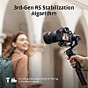 مثبت جيمبال ار اس 3 ميني ثلاثي المحاور بتصميم خفيف الوزن غير عاكس لكاميرا كانون سوني باناسونيك نيكون فوجي فيلم بوزن تم اختباره 2 كجم 4.4 رطل