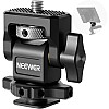 NEEWER Field Monitor Holder with Cold Shoe Mount, 1/4" Screw for 5" & 7" Monitor Compatible with Atomos Ninja V, 360° Swivel 180° Tilt Damping Adjustable, Compatible with SmallRig Cage Handle, MA002