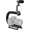TECHBLAZE AY-49U U Shaped Video Making Handheld Stabilizer Kit Camera Gimbal for Outdoor Videography Portable Video Camera Accessories C Shape Stabilizer for DSLR Mobile Phones DV
