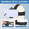 Taisioner Phone Chest Strap Harness Mount and Head Strap Holder POV kit for Mobile Phone Gopro Compatible with iPhone,Samsung,Camera,Gopro Hero 12/11/10/9/8,AKASO,DJI Osmo,Insta360 X2/X3 Other Camera
